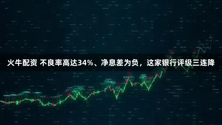 火牛配资 不良率高达34%、净息差为负，这家银行评级三连降