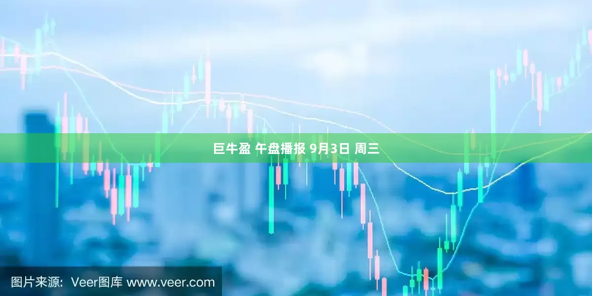 巨牛盈 午盘播报 9月3日 周三